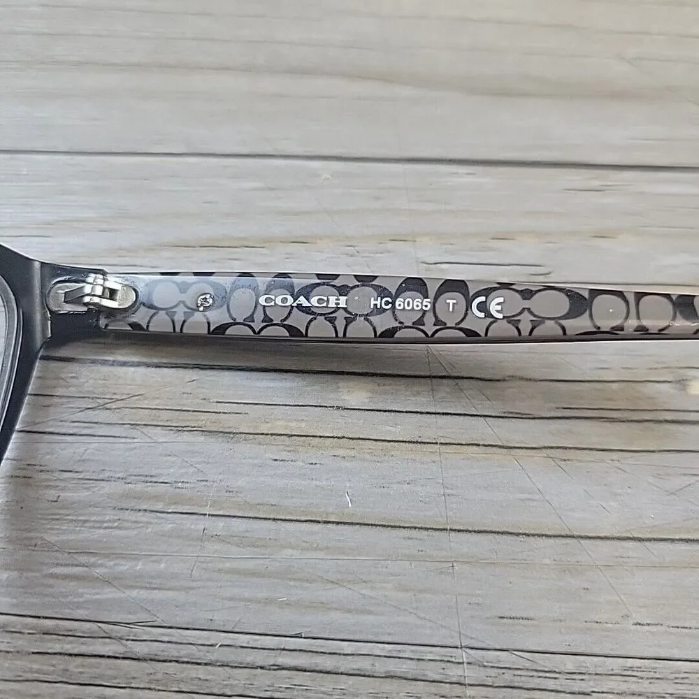Coach HC6065 5261 Black Military Sig C Womens Eyeglasses 51-17 135 FRAMES ONLY‎